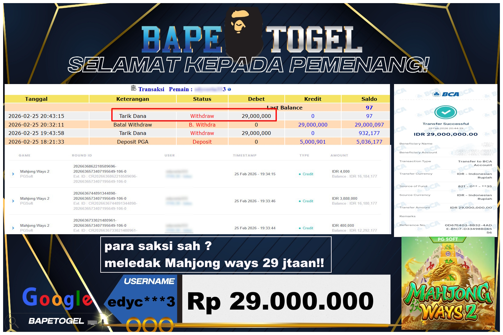 BAPETOGEL